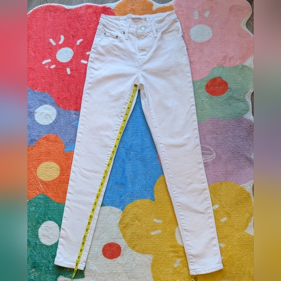 🖤 Levi's Women's White Ankle Jeans - Picture 3 of 6